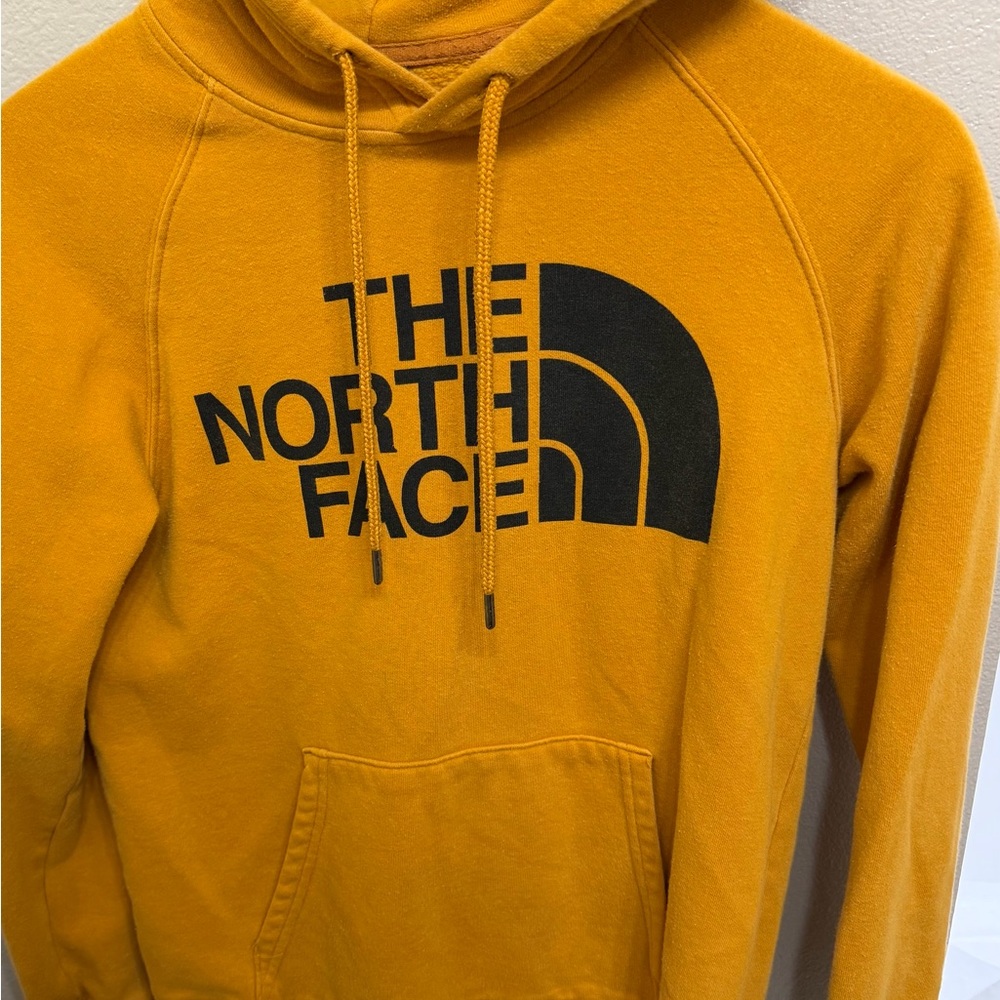The North Face Women’s Mustard Yellow Logo Hoodie